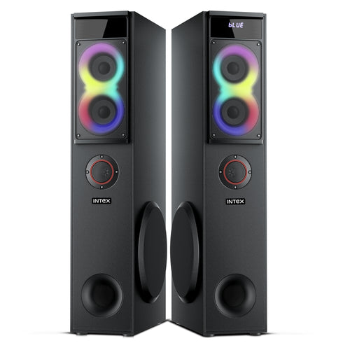 Intex TITAN 3000 (D) | 2.2 Tower Speaker (300W Power & 10" Wooferx2)